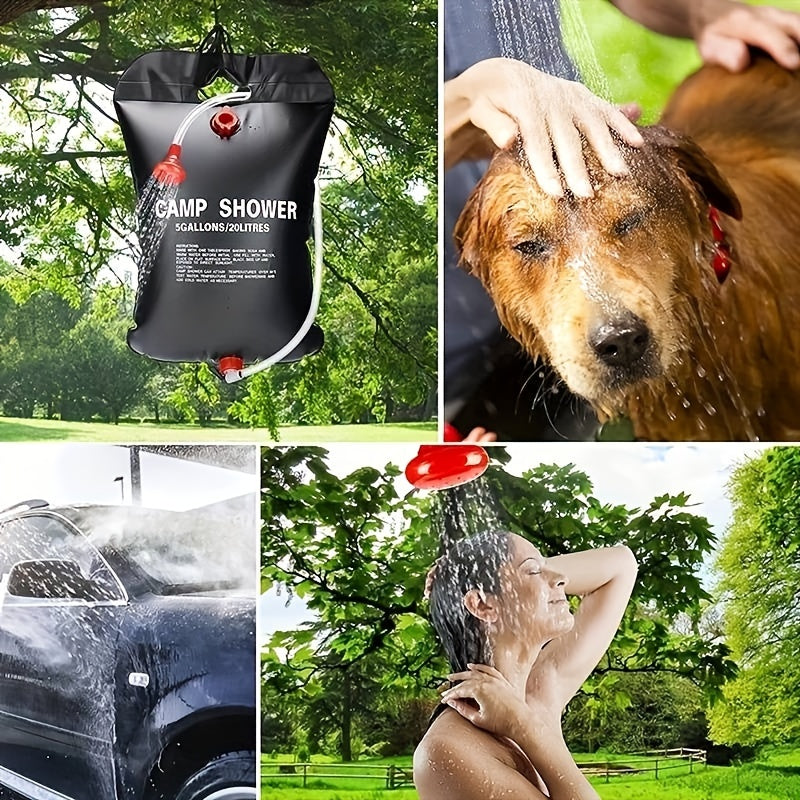 Portable Camping Shower Bag with Hose (20L)